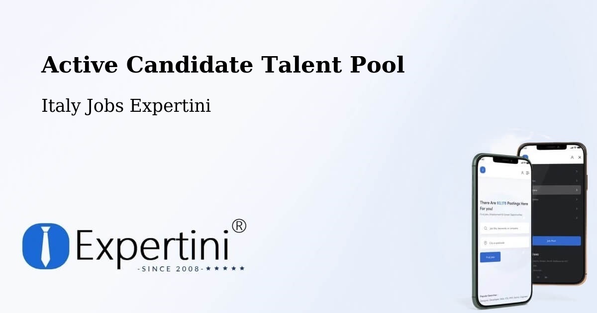 Active Candidate Talent Pool – Mendatica - Italy Jobs Expertini