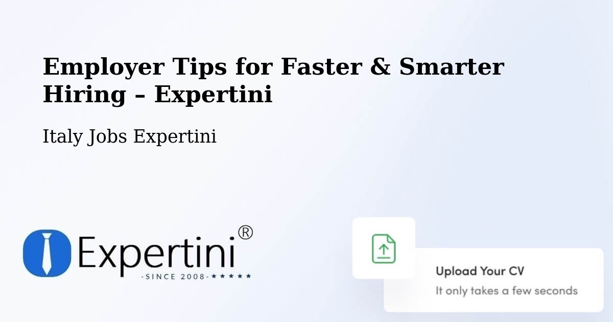 Employer Tips for Hiring & Recruitment – Mendatica - Mendatica, Italy Jobs Expertini