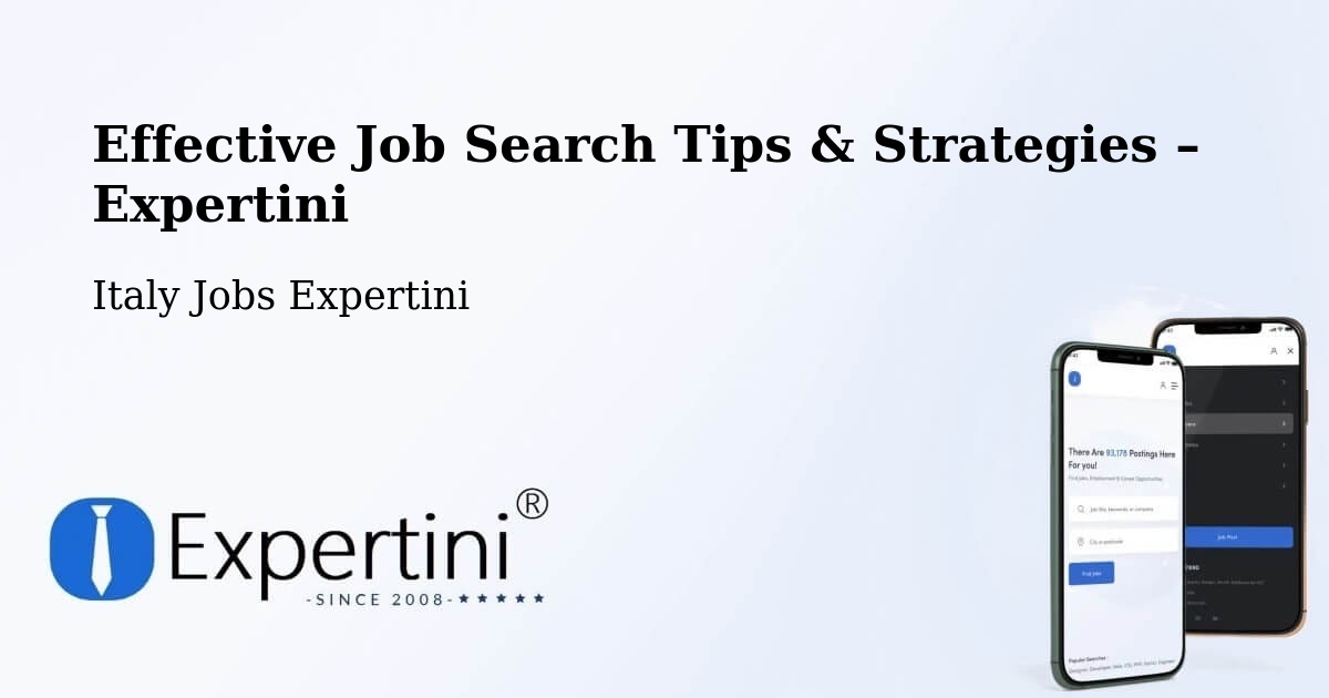 Job Search Tips & Strategies for Job Seekers – Mendatica - Mendatica, Italy Jobs Expertini